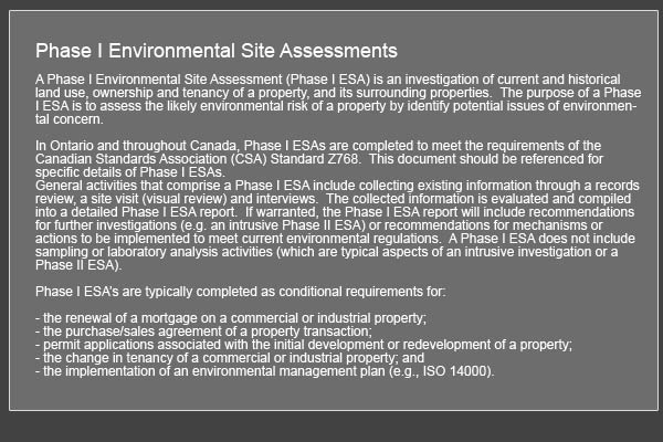 environmental assessment Ontario